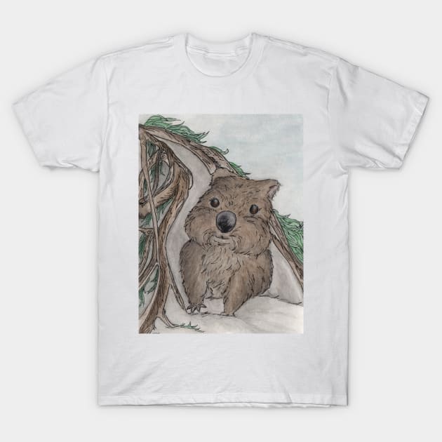 Curious Wombat T-Shirt by AussieLogic